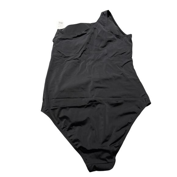 NWT Andie Swim XXXL OR XL OR Large Tall‎ Black Nantucket One Piece One Shoulder - Picture 3 of 7